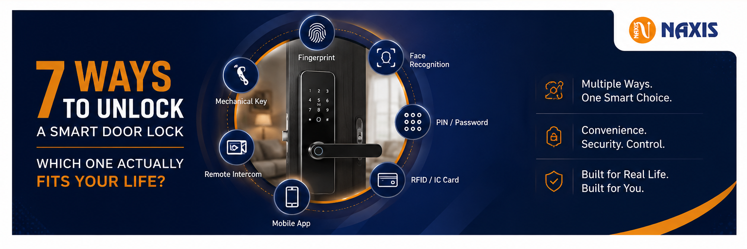 7 Ways to Unlock a Smart Door Lock - Which One Actually Fits Your Life?