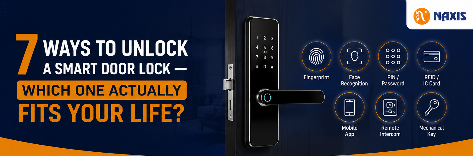 7 Ways to Unlock a Smart Door Lock - Which One Actually Fits Your Life?